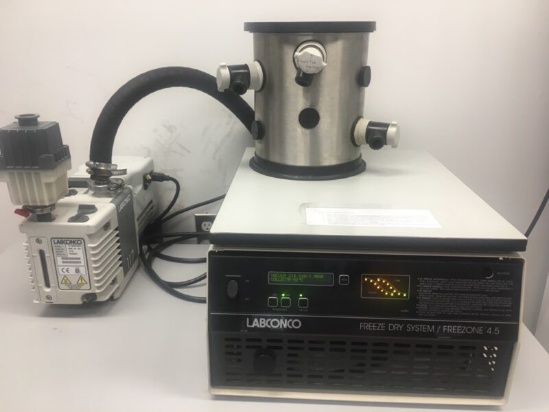 Labconco Lyophilizer with Edwards RV5 vacuum pump