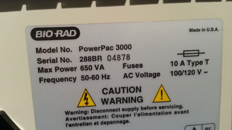Bio-Rad PowerPac 3000 power supply - Image 2
