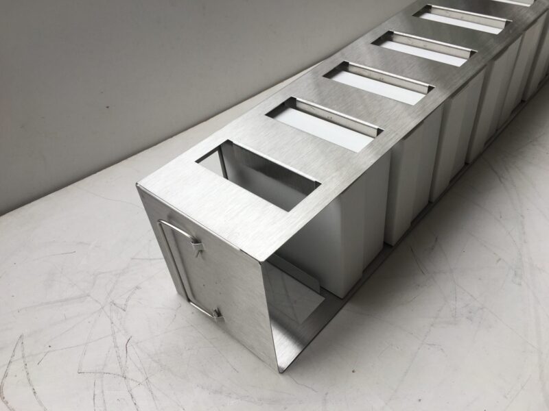 8 Box stainless steel 5x5x3 inch chest freezer storage rack