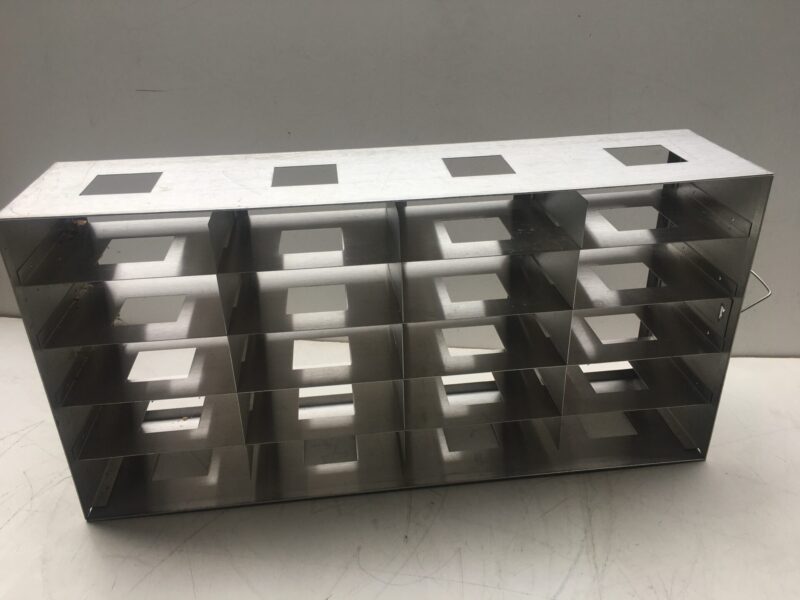 20 Box 5.25x5.25x2 inch stainless steel upright freezer rack