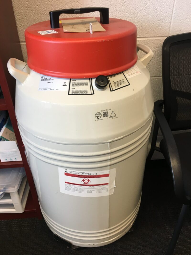 Thermo Scientific Locator model 8144 liquid nitrogen storage container