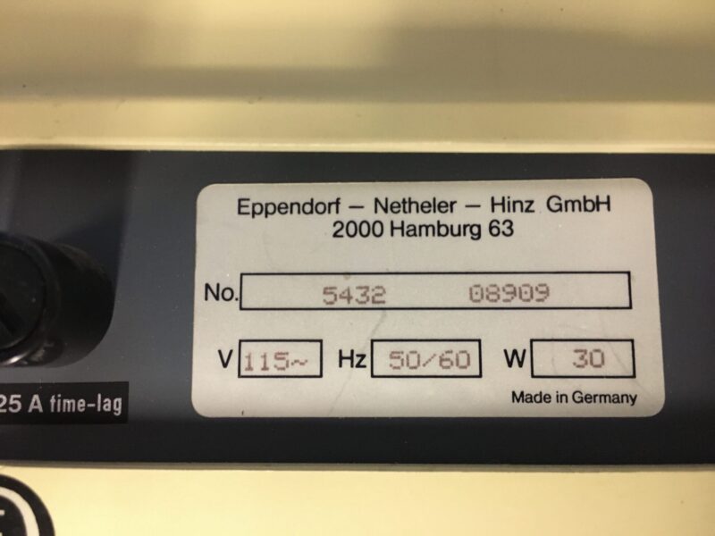 Eppendorf 5432 tube vortexer - Image 2