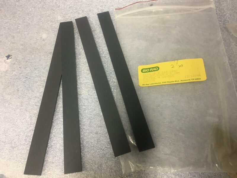 Bio-Rad 20cm x 3mm electrophoresis plate spacers