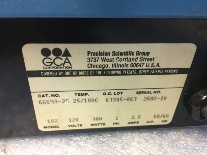 Precision Scientific model 182 waterbath - Image 4
